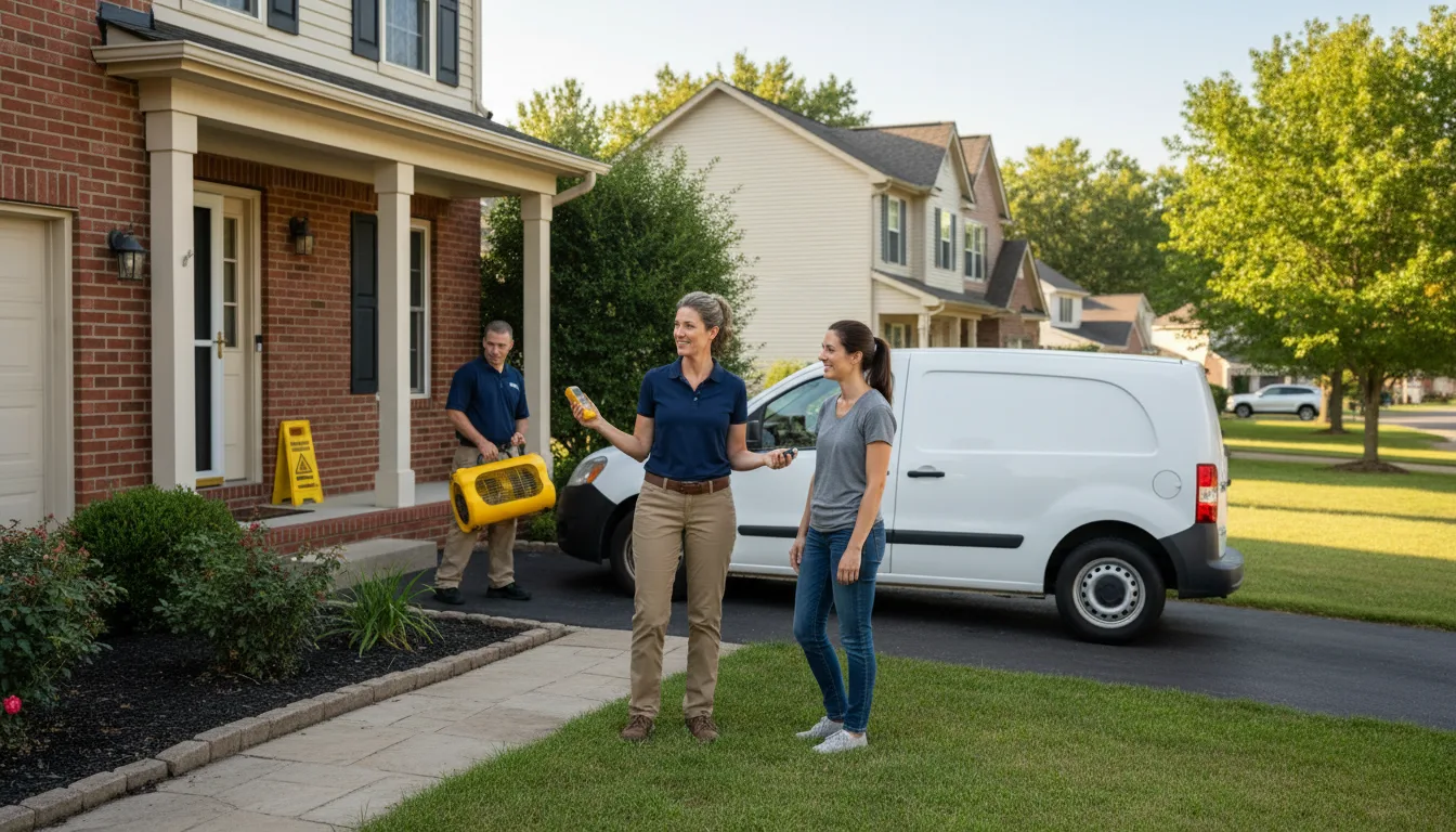 Water restoration image for Fire And Smoke Damage Restoration in Matthews, MO